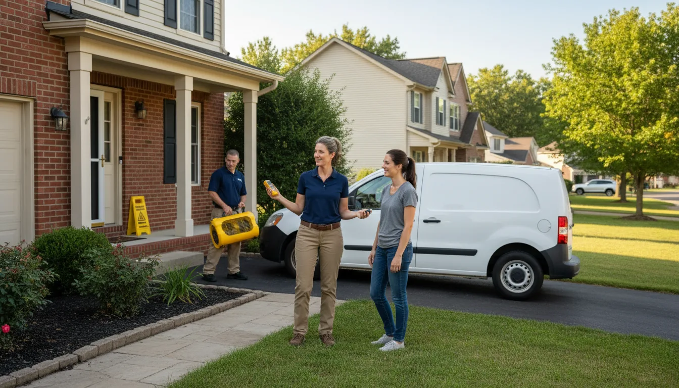 Water restoration image for Home Water Damage Repair in Briggsville, WI
